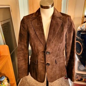 Ann Taylor Leather Blazer
